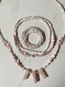 “Pink Matter” Waist Crystal Set