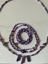 Load image into Gallery viewer, The “Lovely Lilac” Waist Crystal Set
